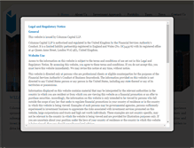 Tablet Screenshot of columnacapital.com